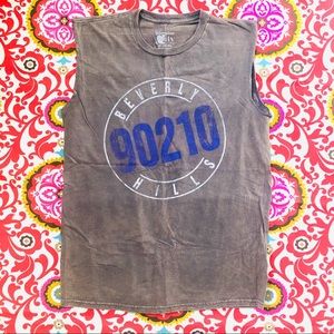 Vintage Beverly Hills 90210 Distressed Muscle Tank